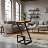 Banqueta Z Pintura Eletrostática Preto