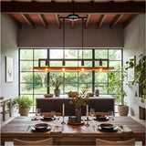 Lustre Madeira Peroba Rosa De Demolicão Pendente Luminaria 127/220v Preto